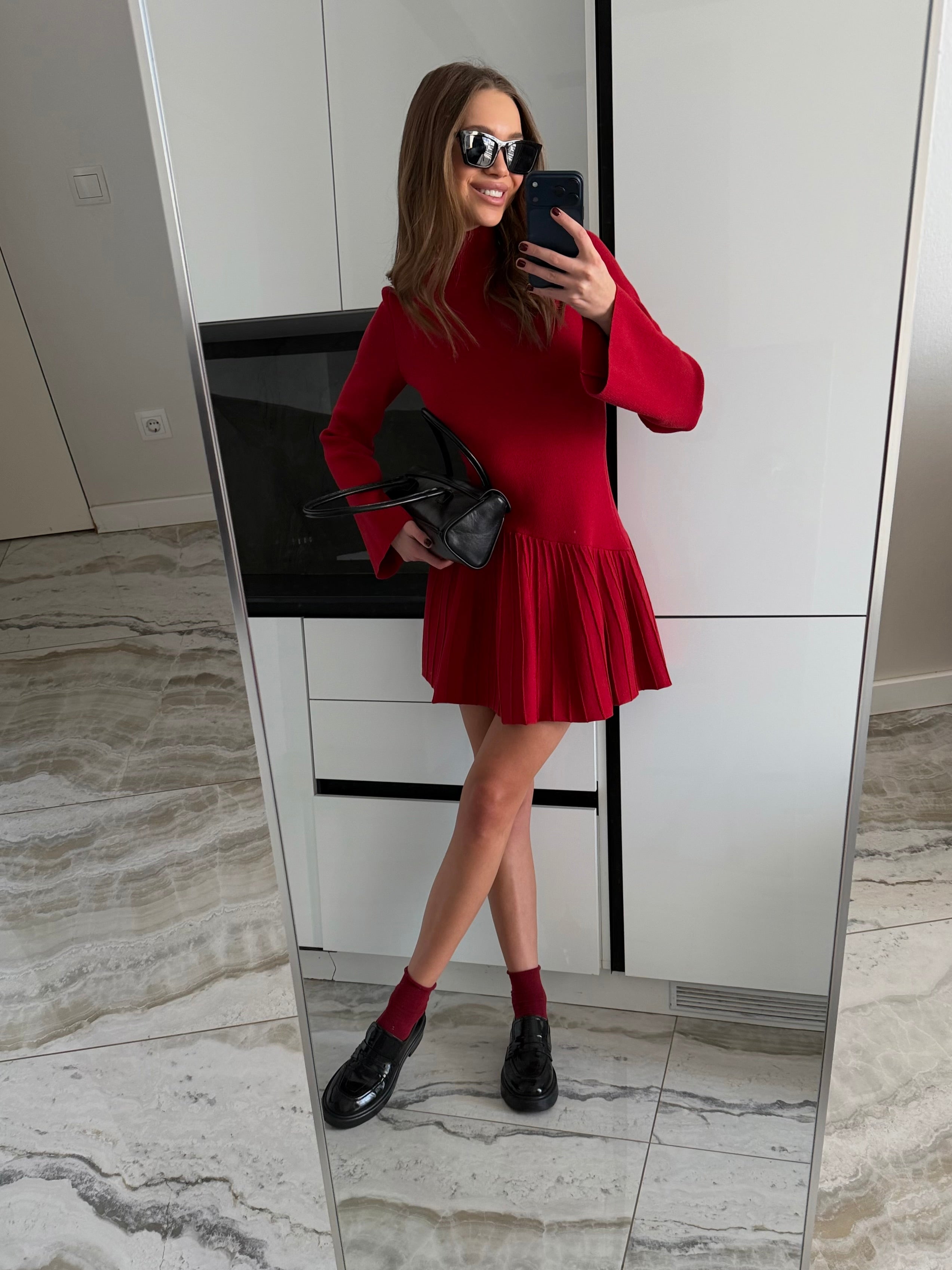 Сукня Скарлет в червоному кольорі