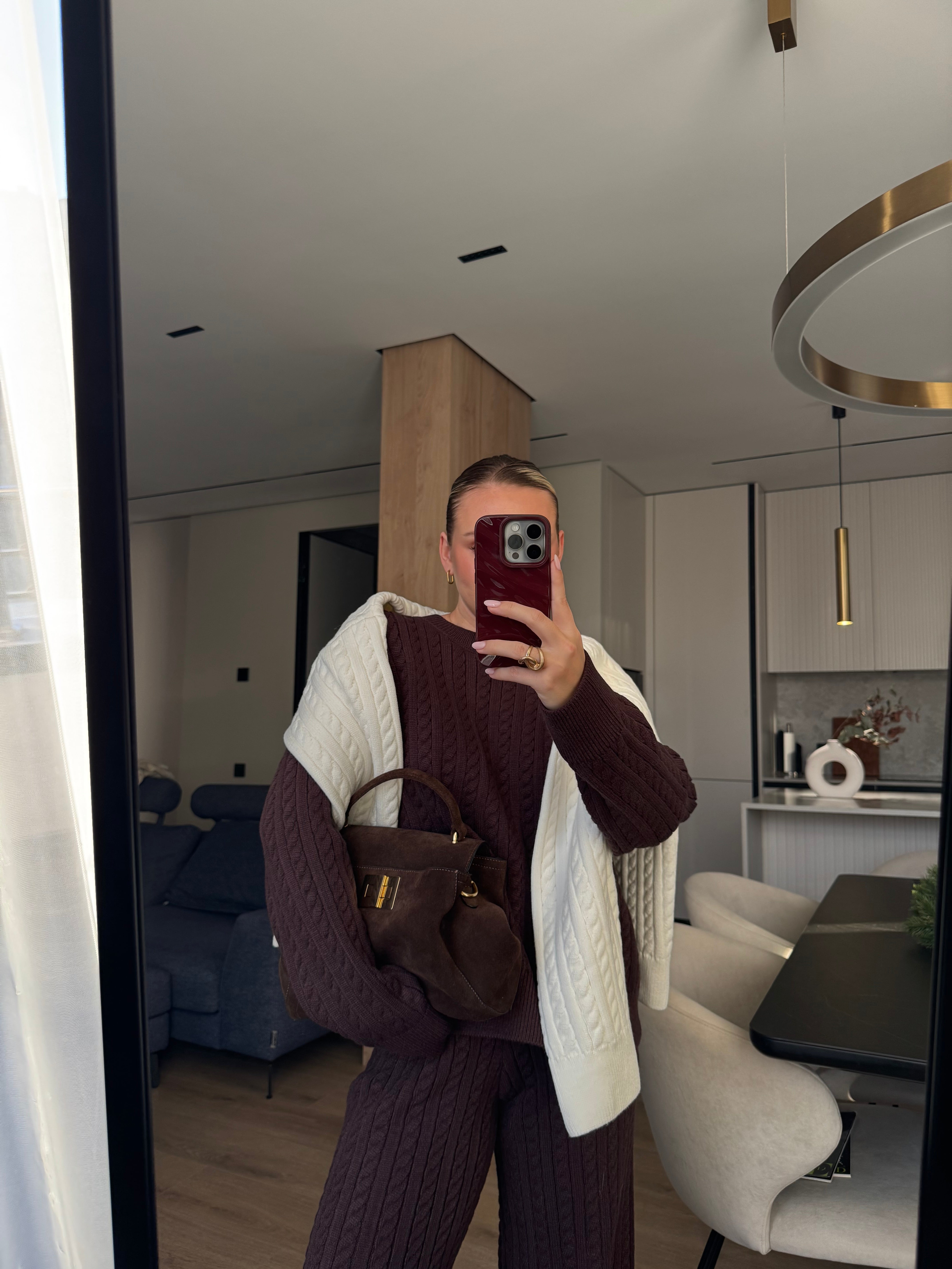 Костюм косичка шоколадного кольору