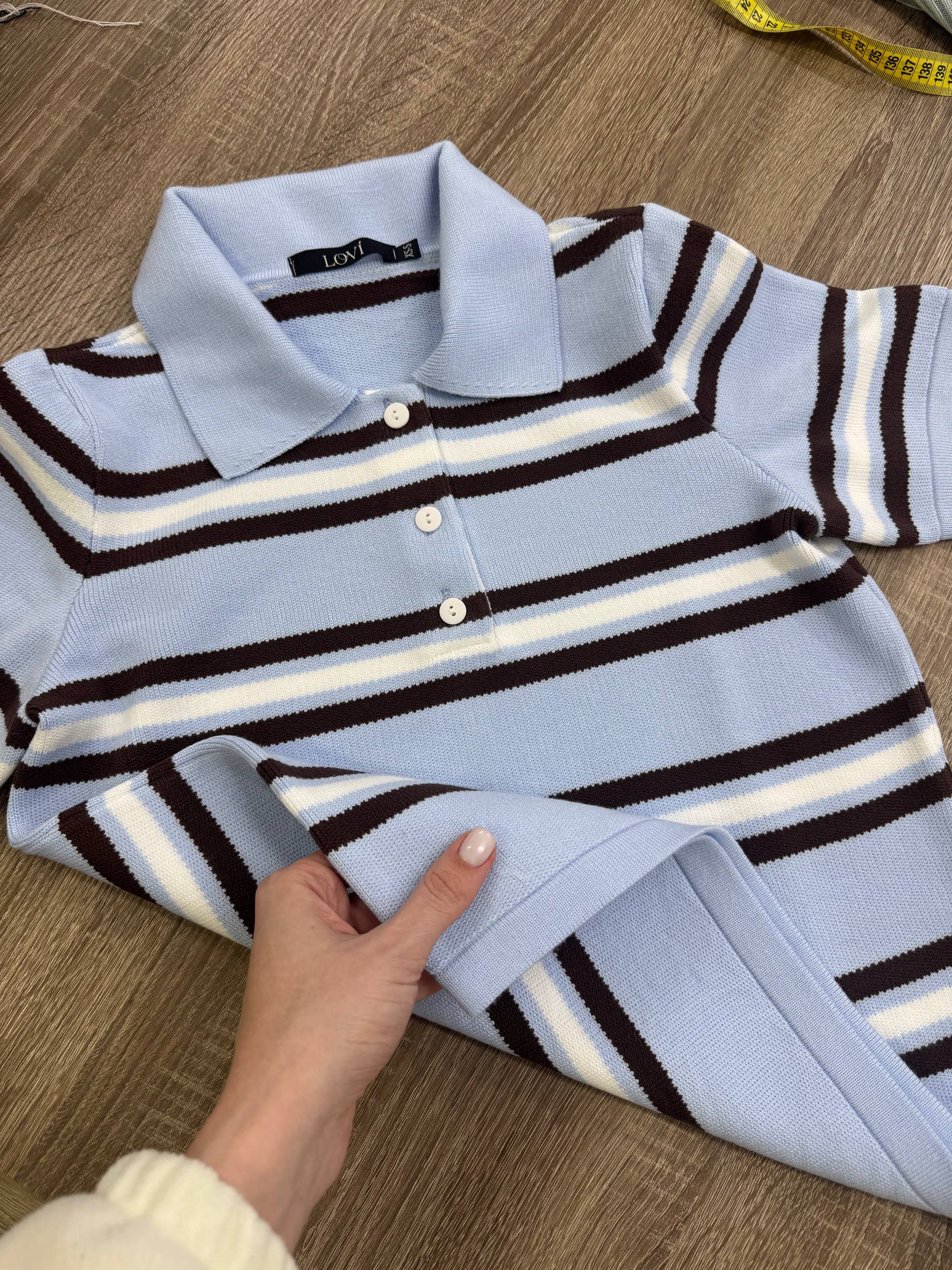 Поло в смужку