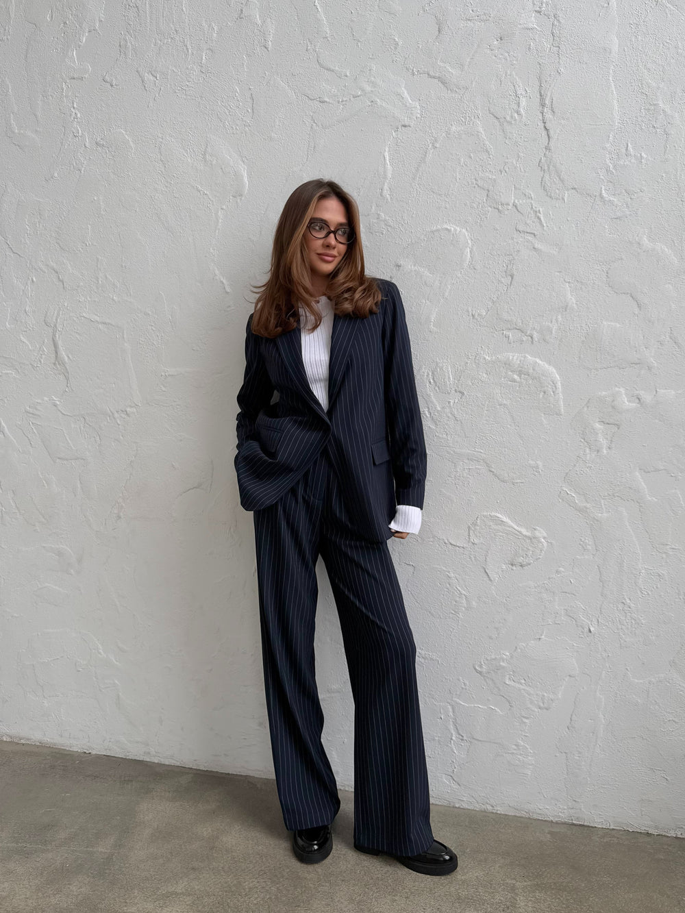 Gray Straight Pants