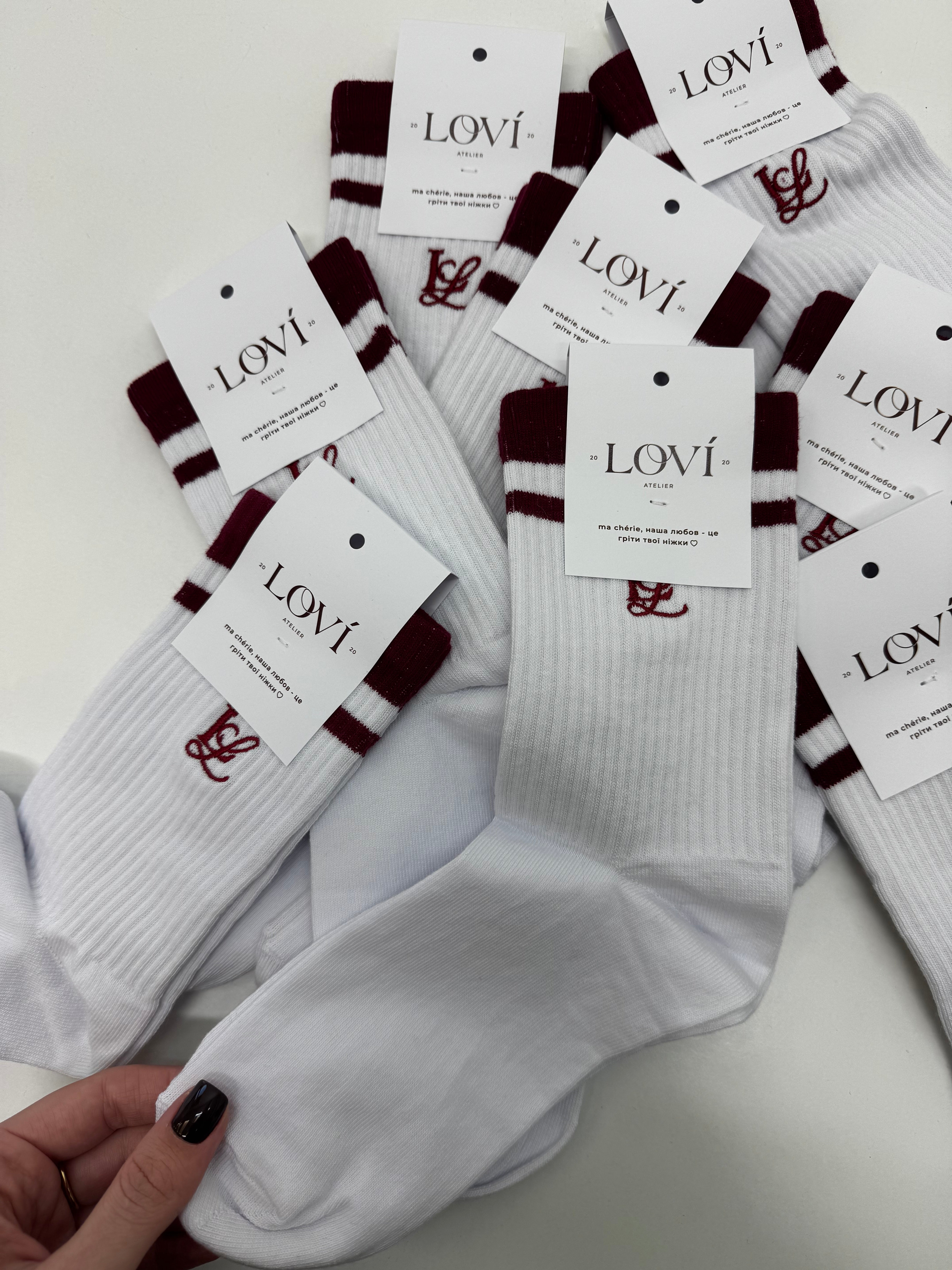 Шкарпетки з логотипом Lovi