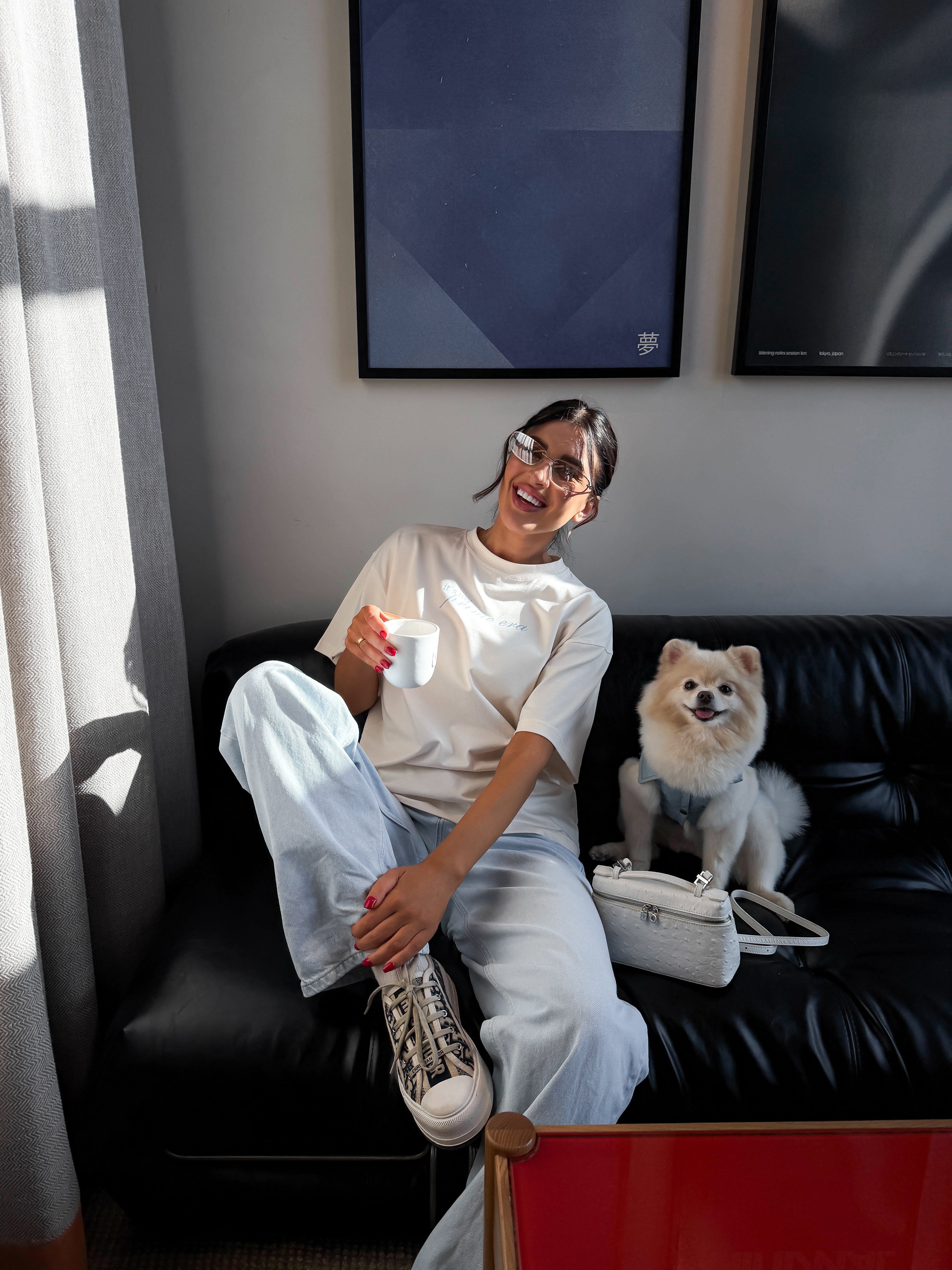 Футболка з принтом в кольорі масло