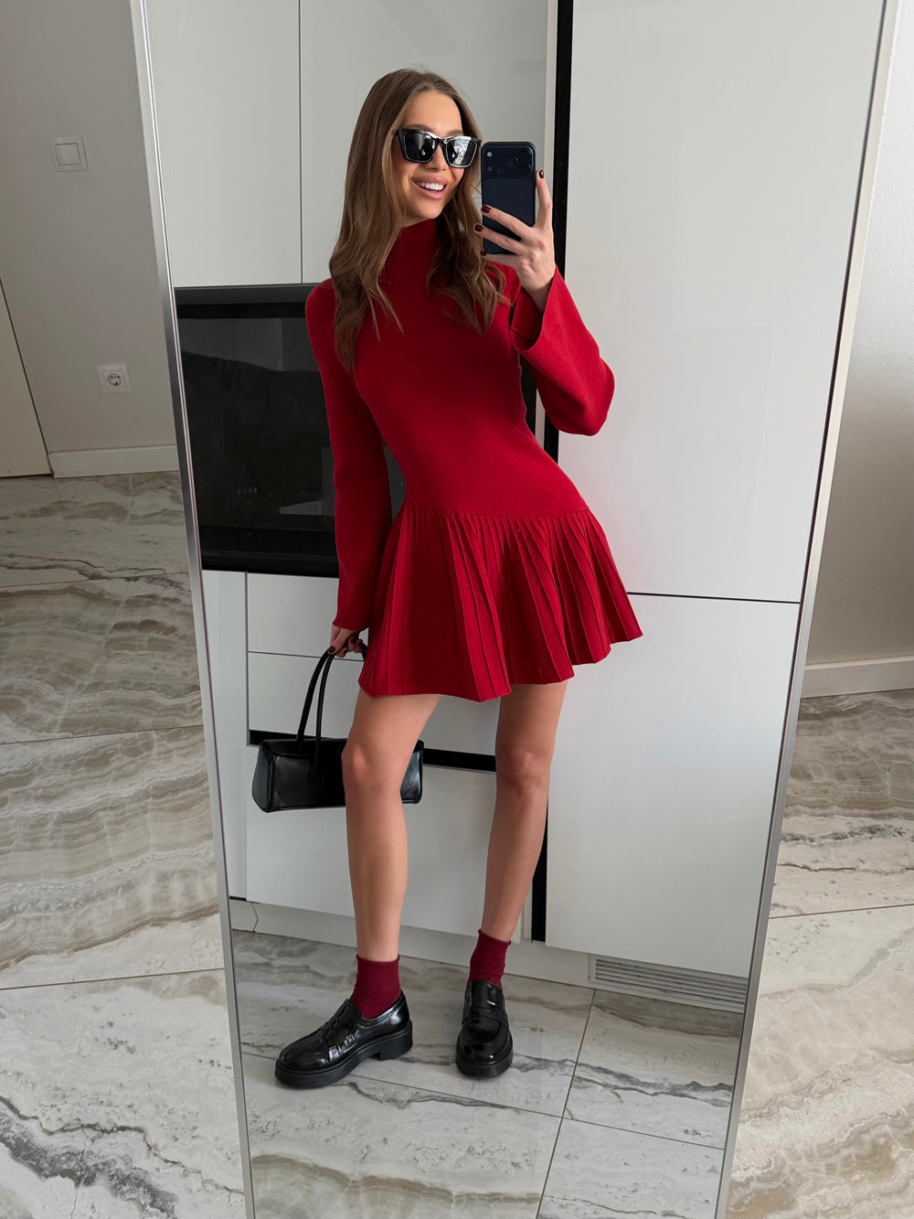 Сукня Скарлет в червоному кольорі