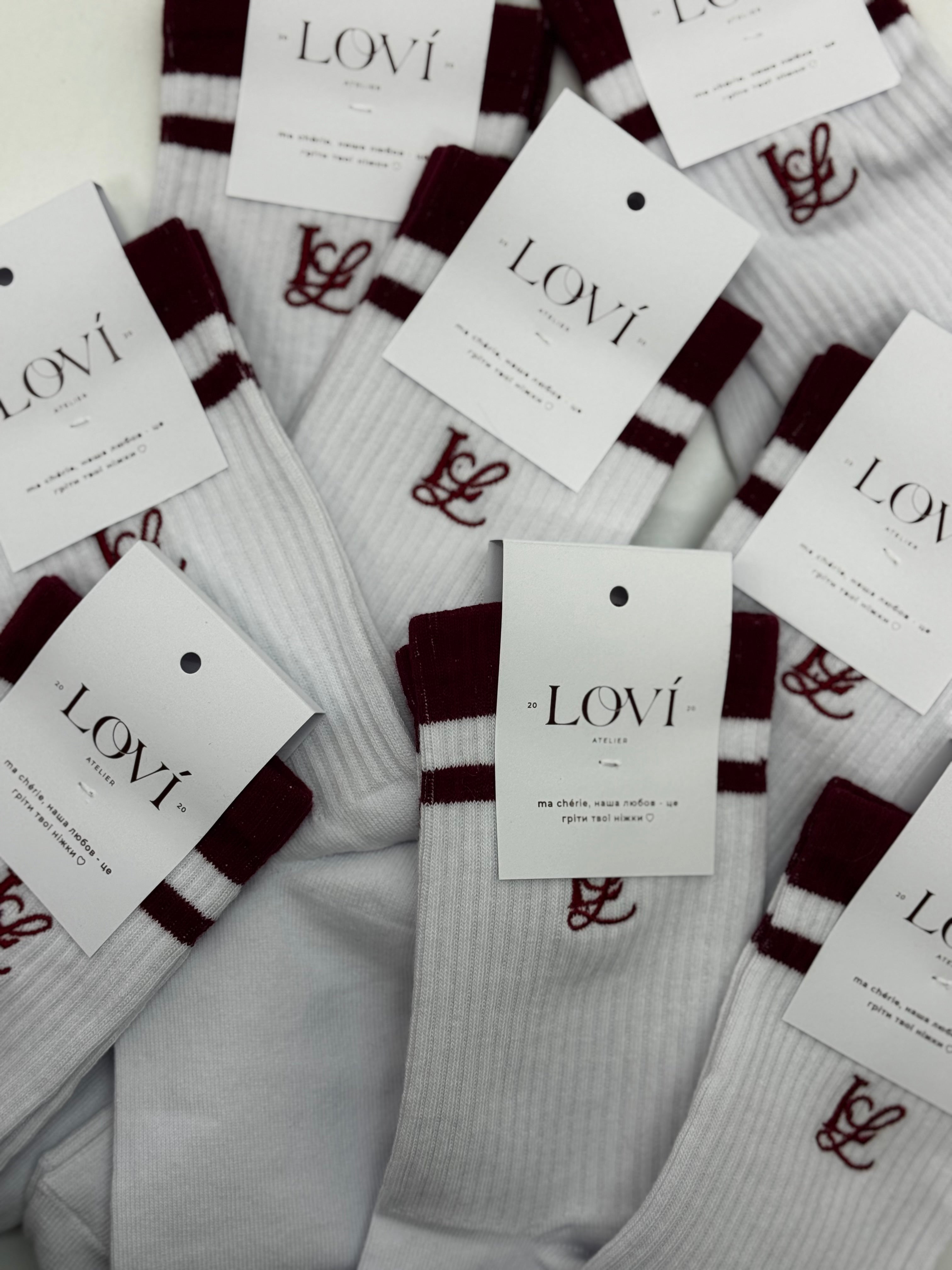 Шкарпетки з логотипом Lovi