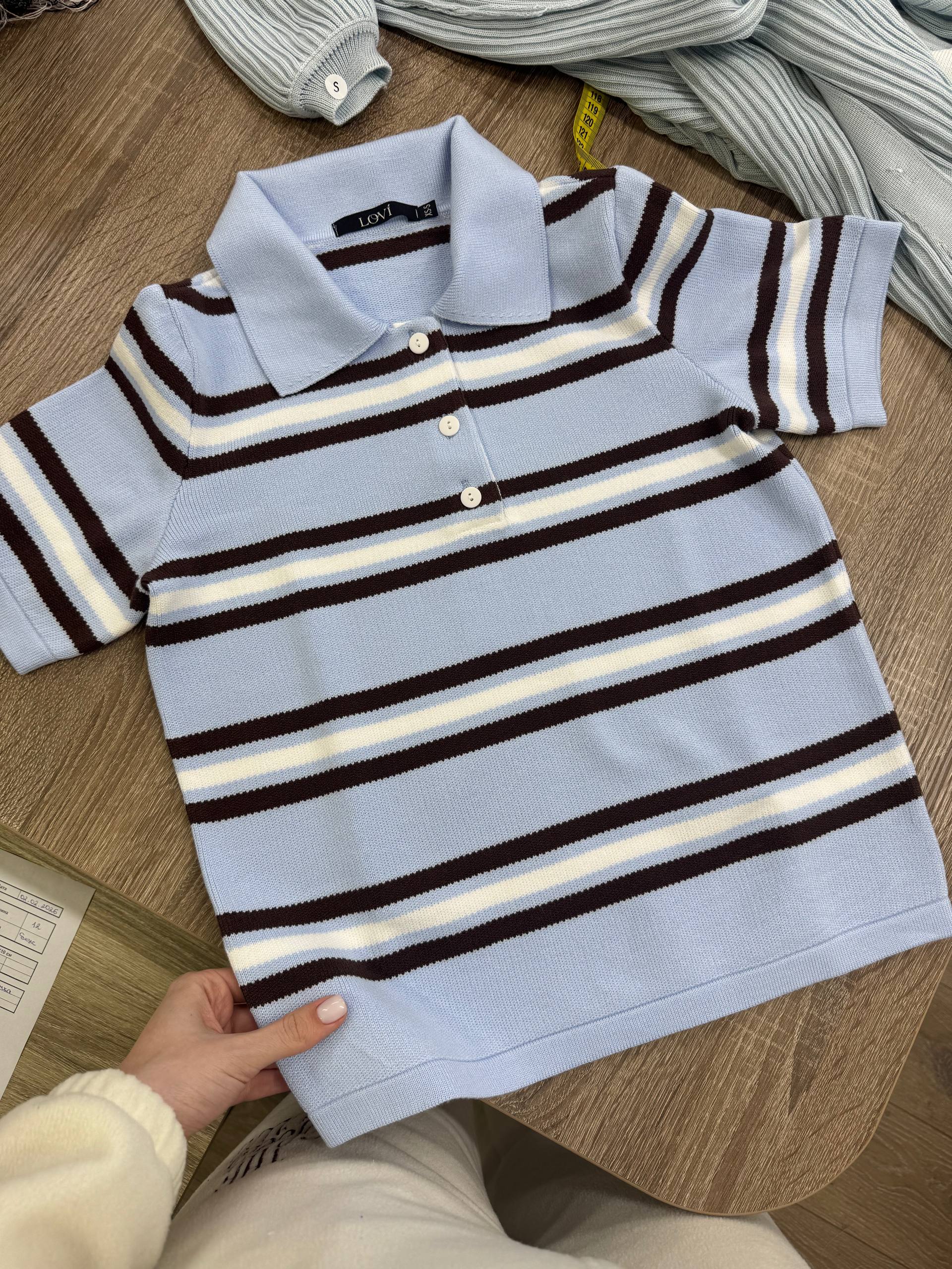 Поло в смужку