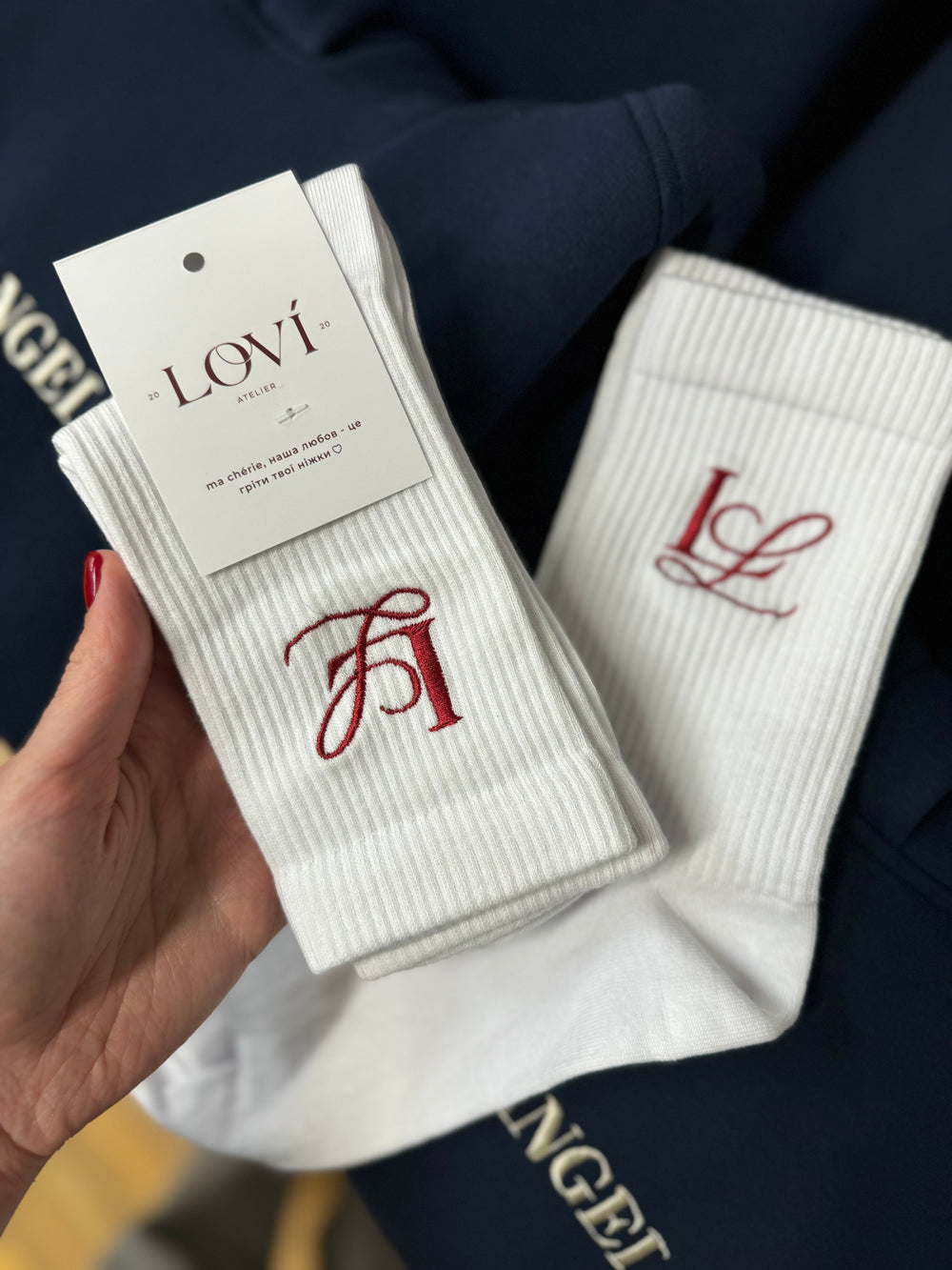 Шкарпетки з логотипом Lovi