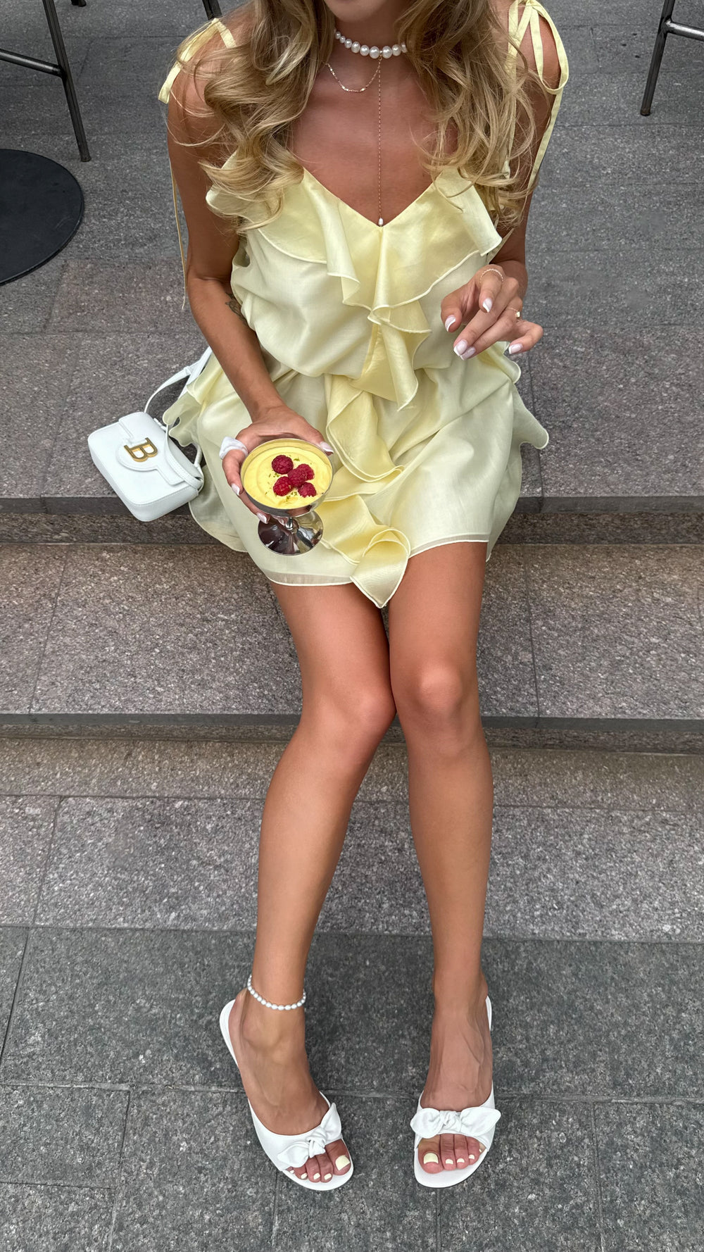 Сукня Бохо в лимонному кольорі